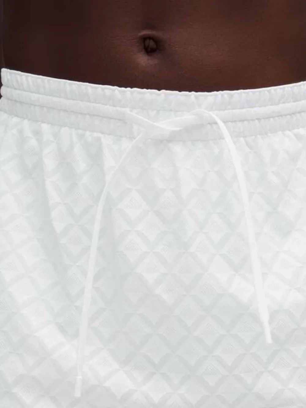 Lululemon White Textured Mesh High-Rise Tennis Skirt XS